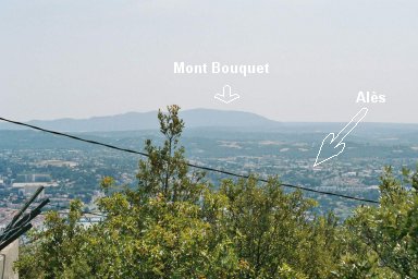 Le Mont Bouquet + une partie d'Al&egrave;s
