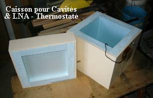 Caisson Thermostat&eacute; pour les Cavit&eacute;s et le LNA
